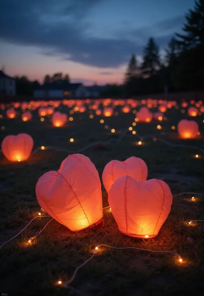 27 DIY Paper Hearts for Decor That Express Love Creatively - 15. Paper Heart Lanterns