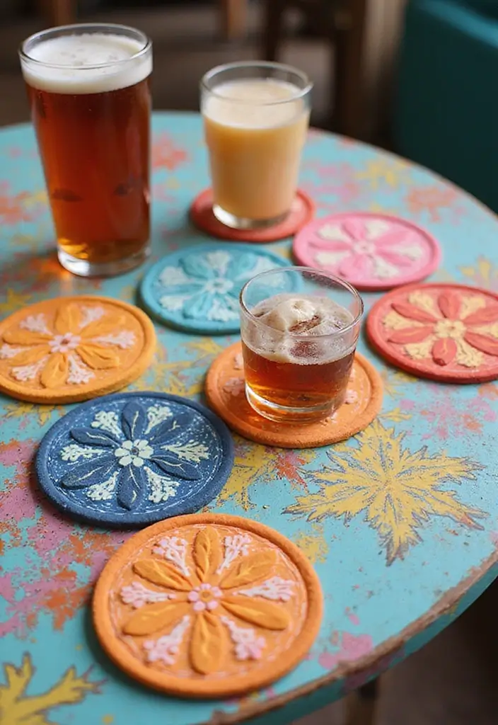 27 Easy Paper Crafts DIY Ideas That Anyone Can Make at Home - 13. Paper Coasters: Functional Art