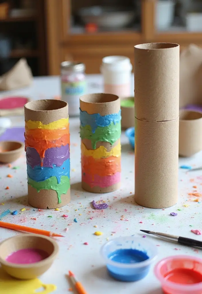 27 Easy Paper Crafts DIY Ideas That Anyone Can Make at Home - 14. Paper Towel Roll Crafts: Upcycle with Style