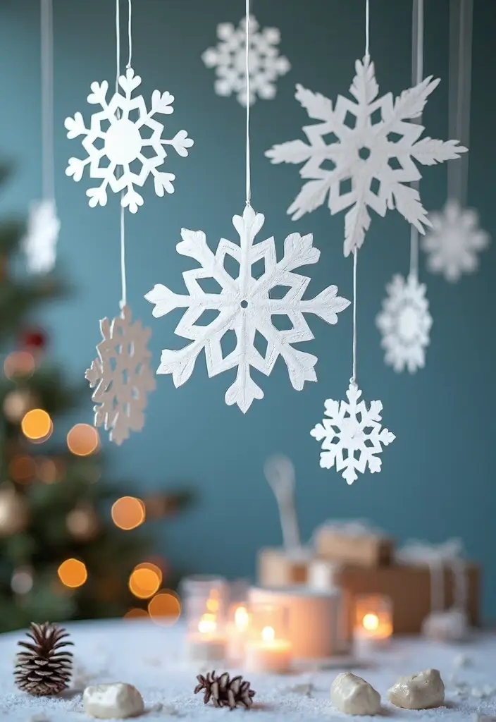 27 Easy Paper Crafts DIY Ideas That Anyone Can Make at Home - 25. Paper Snowflakes: Winter Decor