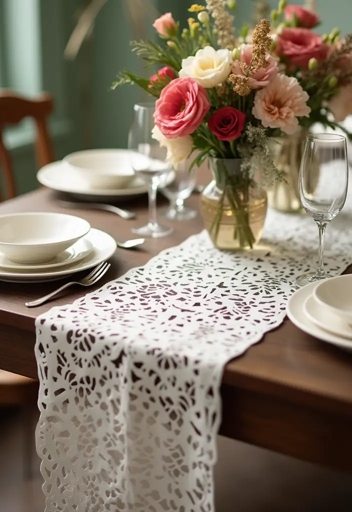 27 Paper Cutting Crafts DIY Ideas for Artistic Inspiration - 17. Decorative Table Runners