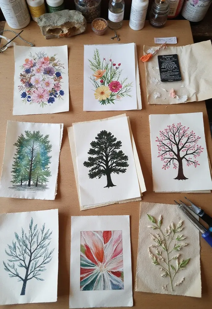 27 Paper Cutting Crafts DIY Ideas for Artistic Inspiration - 26. Mixed Media Projects