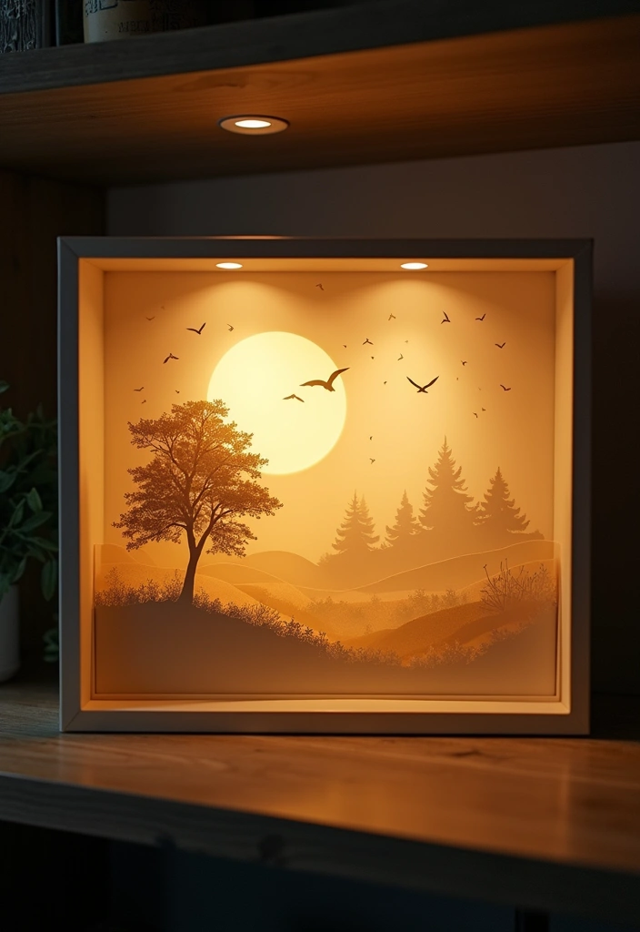 27 Paper Cutting Crafts DIY Ideas for Artistic Inspiration - 5. Shadow Boxes with Silhouettes