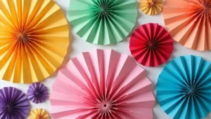 27 Paper Fan Decoration DIY Ideas for Parties and Events