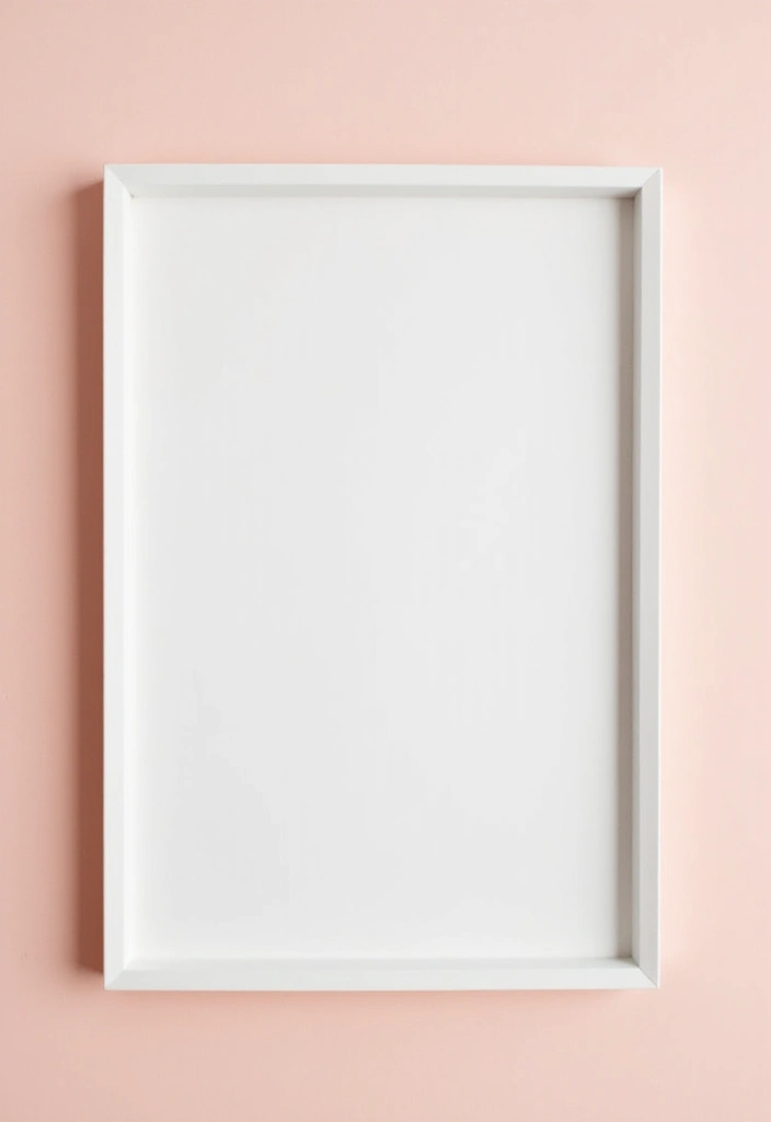 27 Paper Frame Making DIY Projects for Personalized Touches - 13. Minimalist Paper Frame