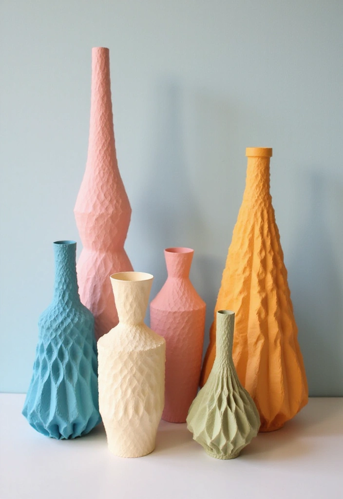 27 Paper Vase Crafts DIY Ideas for Elegant Handmade Decor - 23. Interlocking Paper Vases