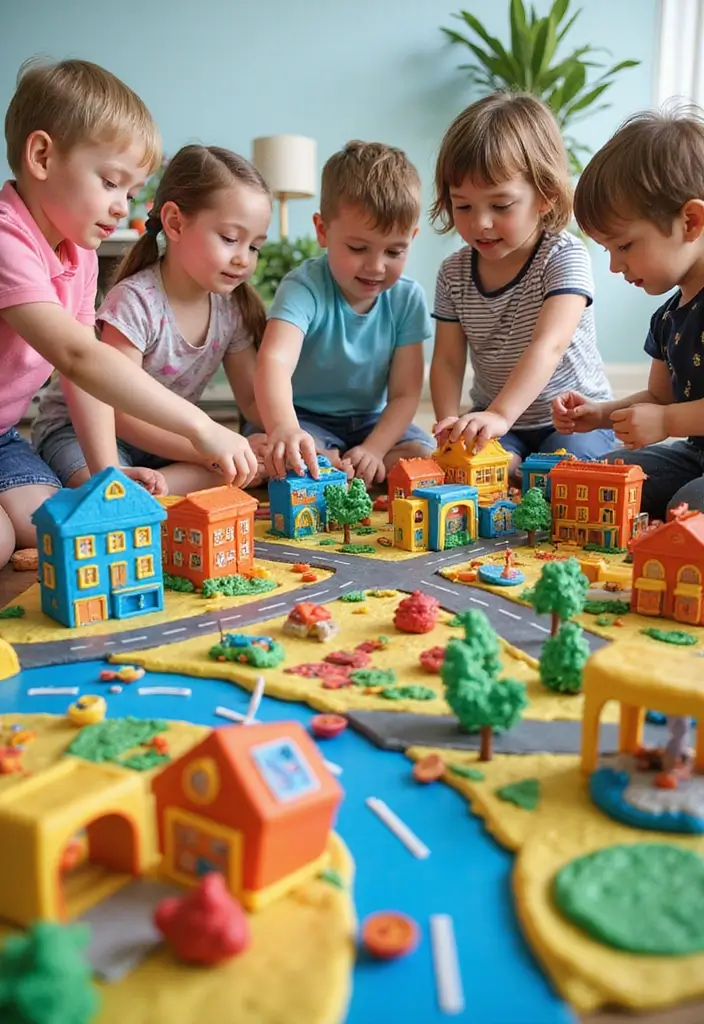 27 Play Dough DIY Ideas That Are Fun and Educational - 14. Play Dough City Building