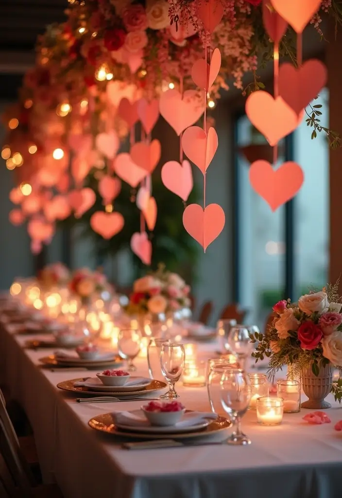 27 Wedding Paper Decorations DIY Ideas for Elegant Celebrations - 9. Paper Heart Garlands