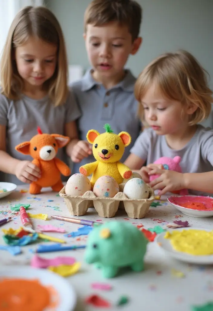 28 DIY Crafts for Kids Easy Projects That Spark Creativity and Fun - 1. Upcycled Egg Carton Animals