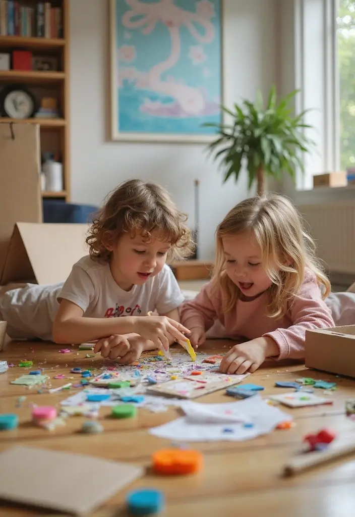 28 DIY Crafts for Kids Easy Projects That Spark Creativity and Fun - 13. Recycled Cardboard Games