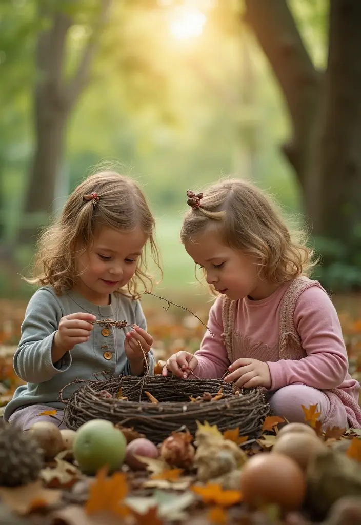 28 DIY Crafts for Kids Easy Projects That Spark Creativity and Fun - 27. DIY Nature Wreaths