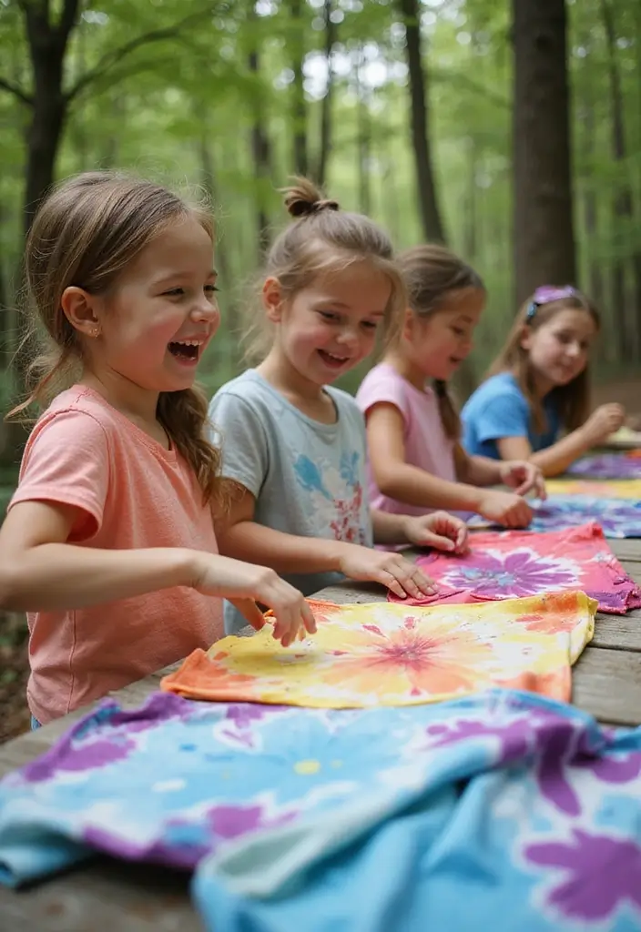 28 DIY Crafts for Kids Easy Projects That Spark Creativity and Fun - 6. Eco-Friendly Tie-Dye T-Shirts