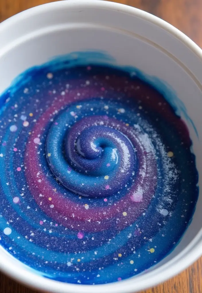 28 DIY Slime for Kids Recipes That Are Gooey, Fun, and Colorful - 19. Galaxy Slime