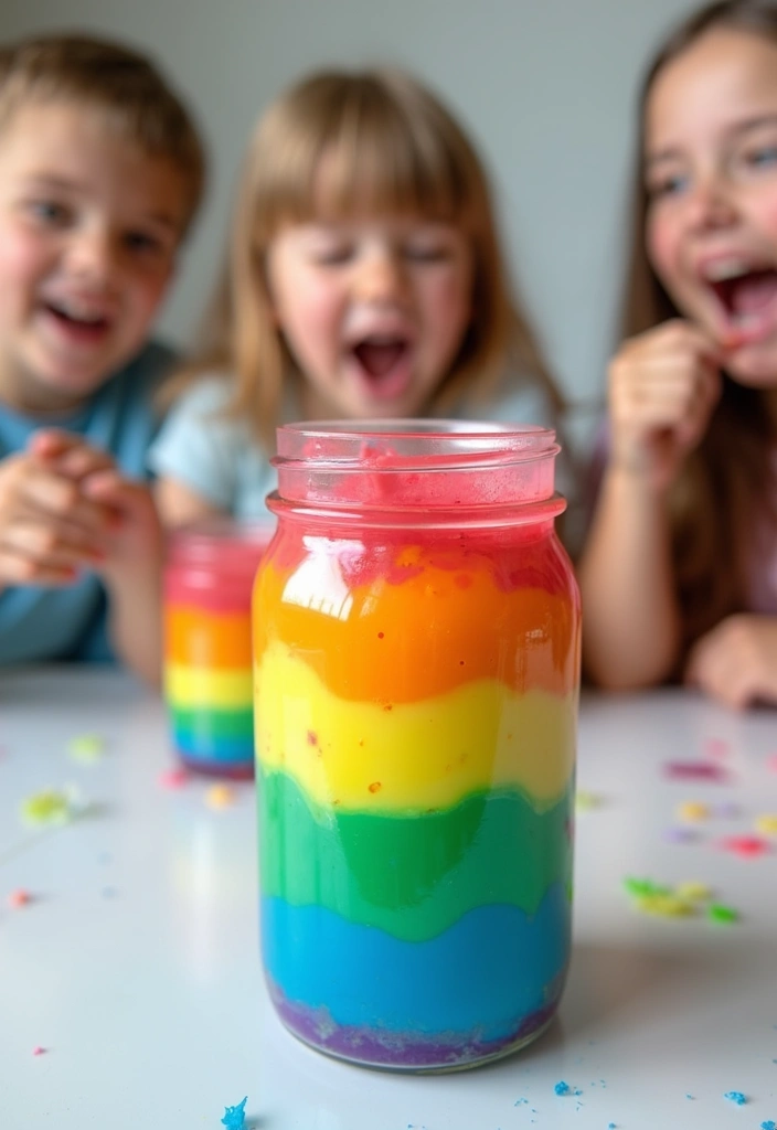 28 DIY Slime for Kids Recipes That Are Gooey, Fun, and Colorful - 26. Rainbow Slime