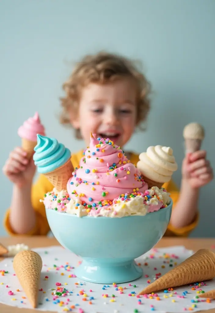 28 DIY Slime for Kids Recipes That Are Gooey, Fun, and Colorful - 27. Ice Cream Slime