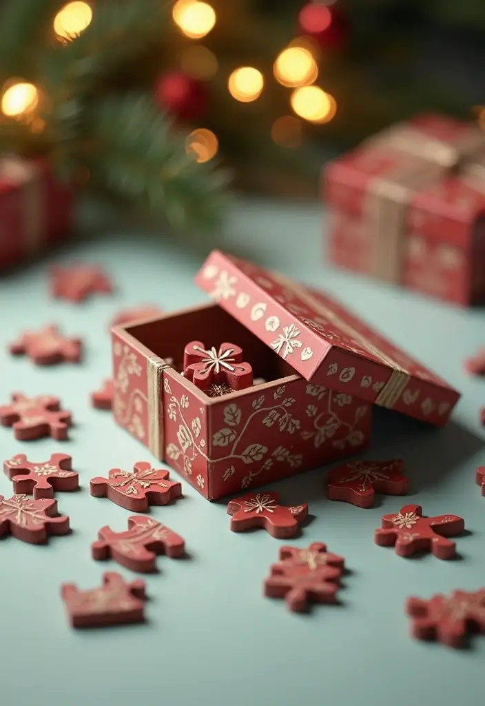 28 Mini Paper Gift Box DIY Ideas for Handmade Surprises - 12. Puzzle Box
