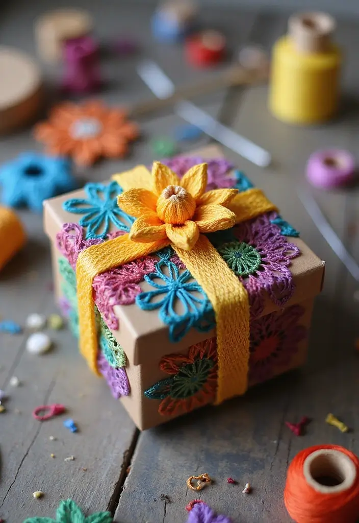 28 Mini Paper Gift Box DIY Ideas for Handmade Surprises - 15. String Art Boxes