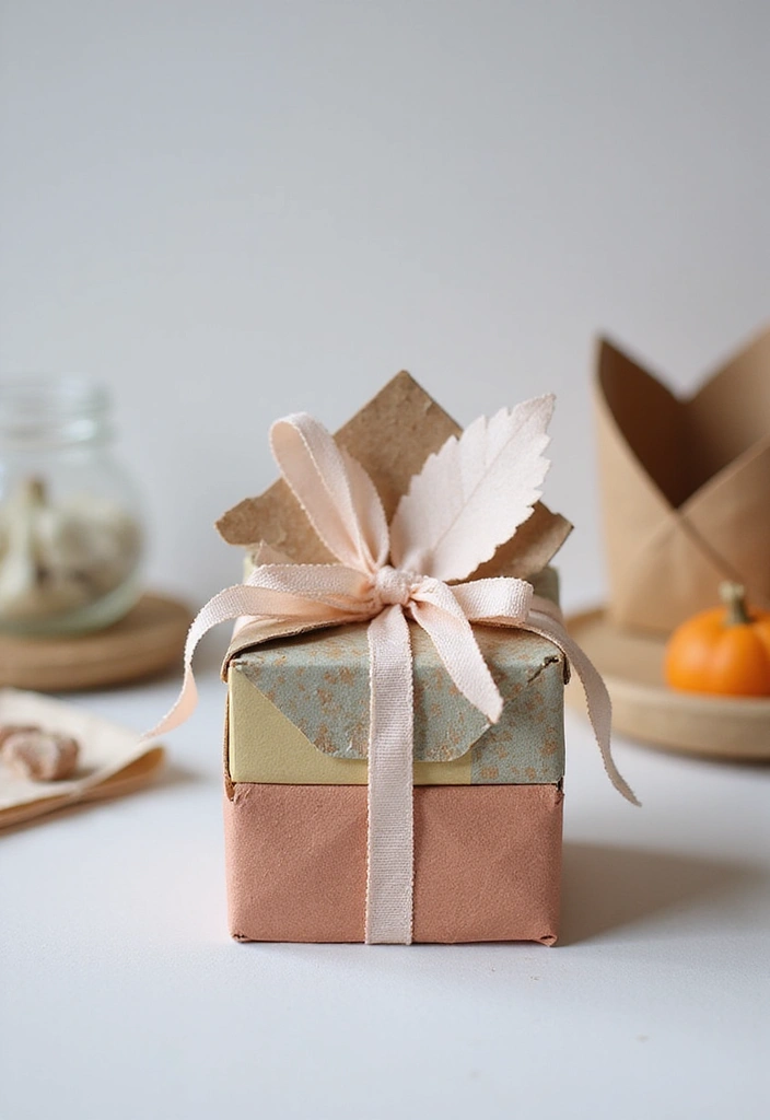 28 Mini Paper Gift Box DIY Ideas for Handmade Surprises - 16. Layered Texture
