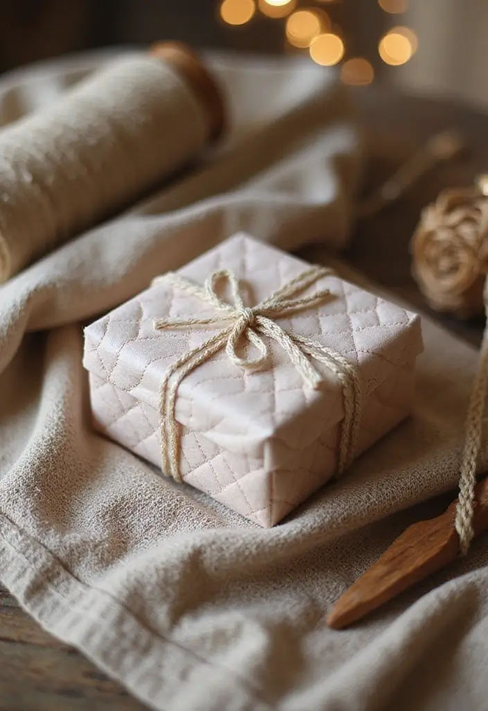 28 Mini Paper Gift Box DIY Ideas for Handmade Surprises - 19. Quilted Design