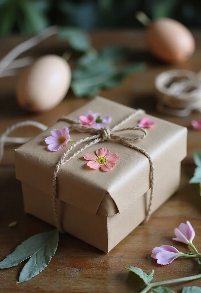 28 Mini Paper Gift Box DIY Ideas for Handmade Surprises - 2. Nature-Inspired Boxes
