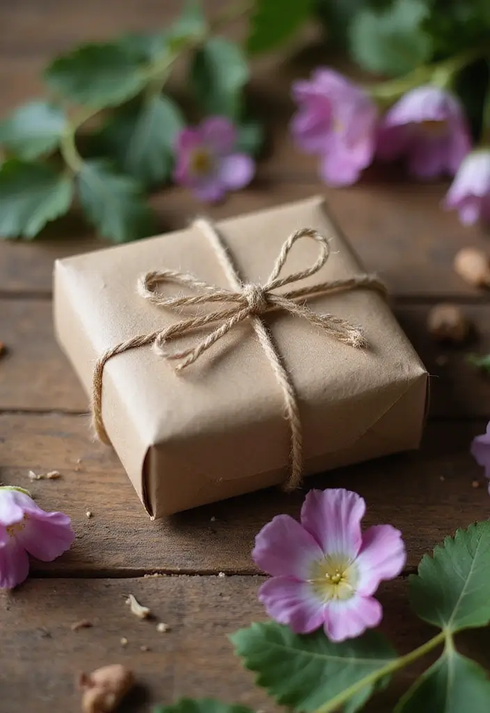 28 Mini Paper Gift Box DIY Ideas for Handmade Surprises - 20. Rustic Wrap With Twine