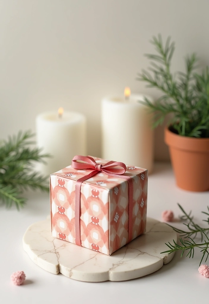 28 Mini Paper Gift Box DIY Ideas for Handmade Surprises - 23. Geometric Print