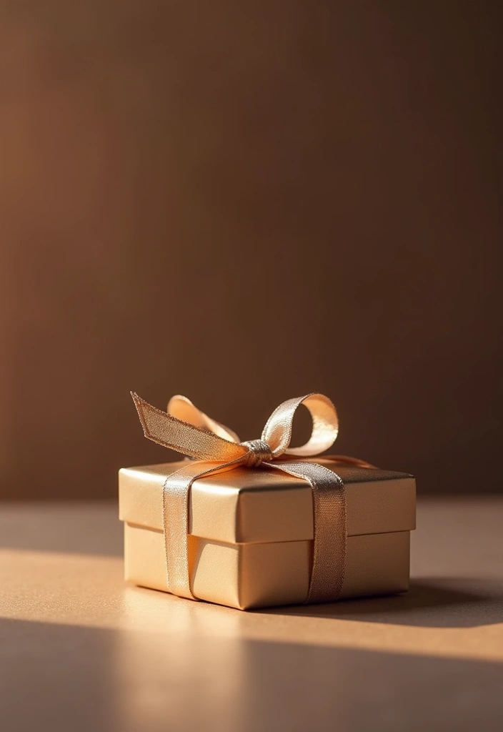 28 Mini Paper Gift Box DIY Ideas for Handmade Surprises - 5. Metallic Magic