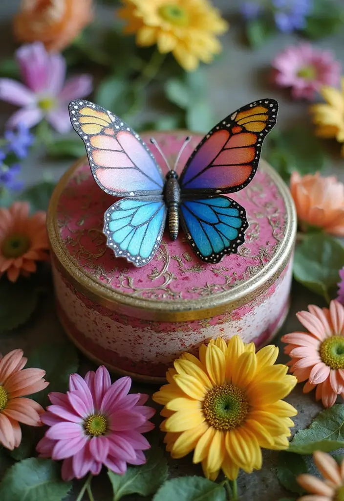 28 Paper Box DIY Crafts That Make Perfect Little Gifts - 16. 3D Butterfly Boxes