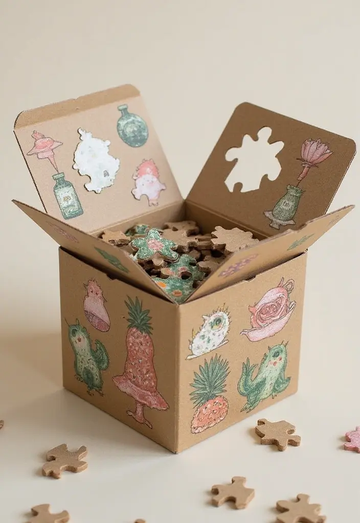 28 Paper Box DIY Crafts That Make Perfect Little Gifts - 18. Foldable Puzzle Boxes