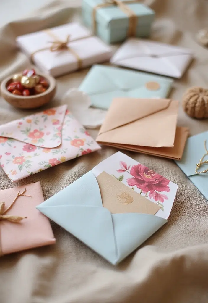 28 Paper Box DIY Crafts That Make Perfect Little Gifts - 24. Folded Gift Envelopes