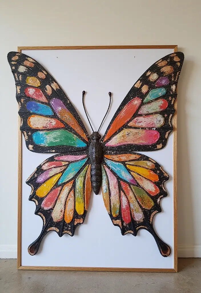 28 Paper Butterflies DIY Designs That Add Whimsy to Walls - 20. Butterfly Collages