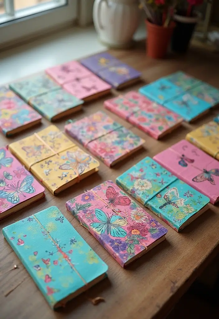 28 Paper Butterflies DIY Designs That Add Whimsy to Walls - 25. Butterfly Journals