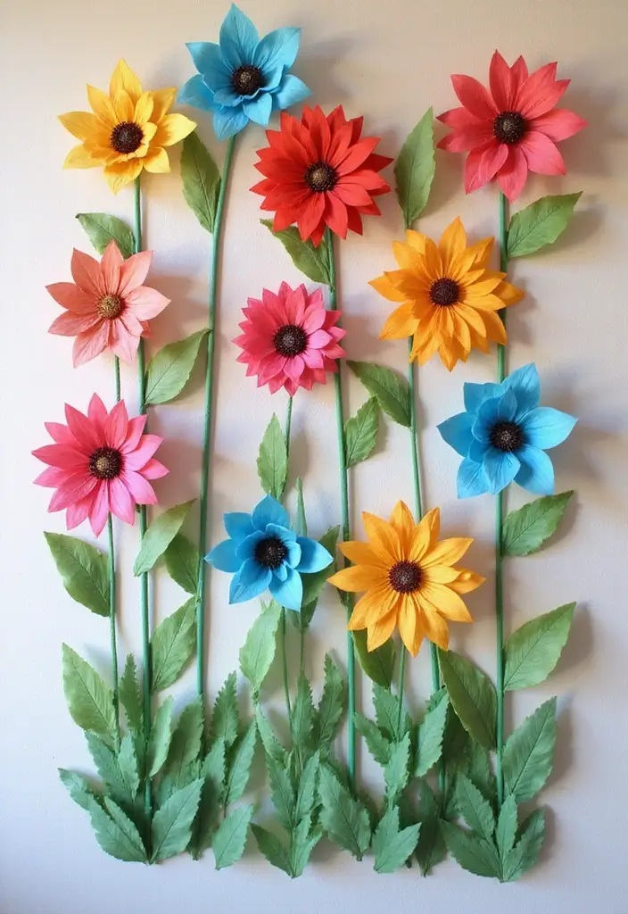 28 Paper Flower Making DIY Ideas for Lovely Home Décor - 28. Eco-Friendly Paper Flower Art