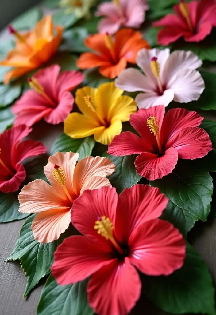 28 Paper Flower Making DIY Ideas for Lovely Home Décor - 3. Tropical Hibiscus Flowers