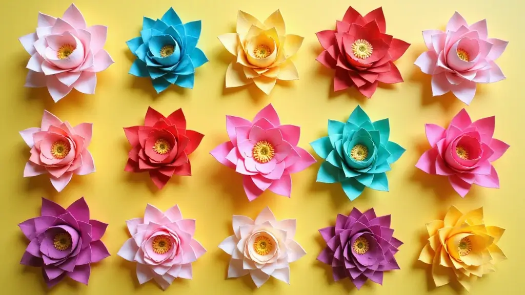 28 Paper Lotus Flower DIY Projects That Radiate Serenity