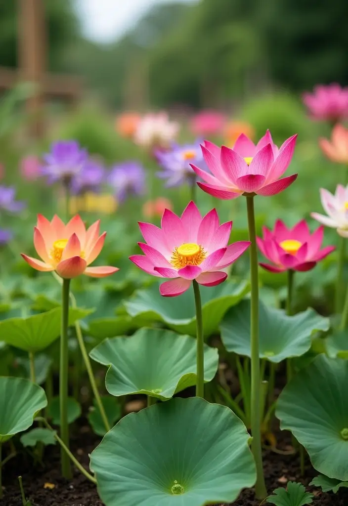 28 Paper Lotus Flower DIY Projects That Radiate Serenity - 28. Lotus Flower Herb Markers