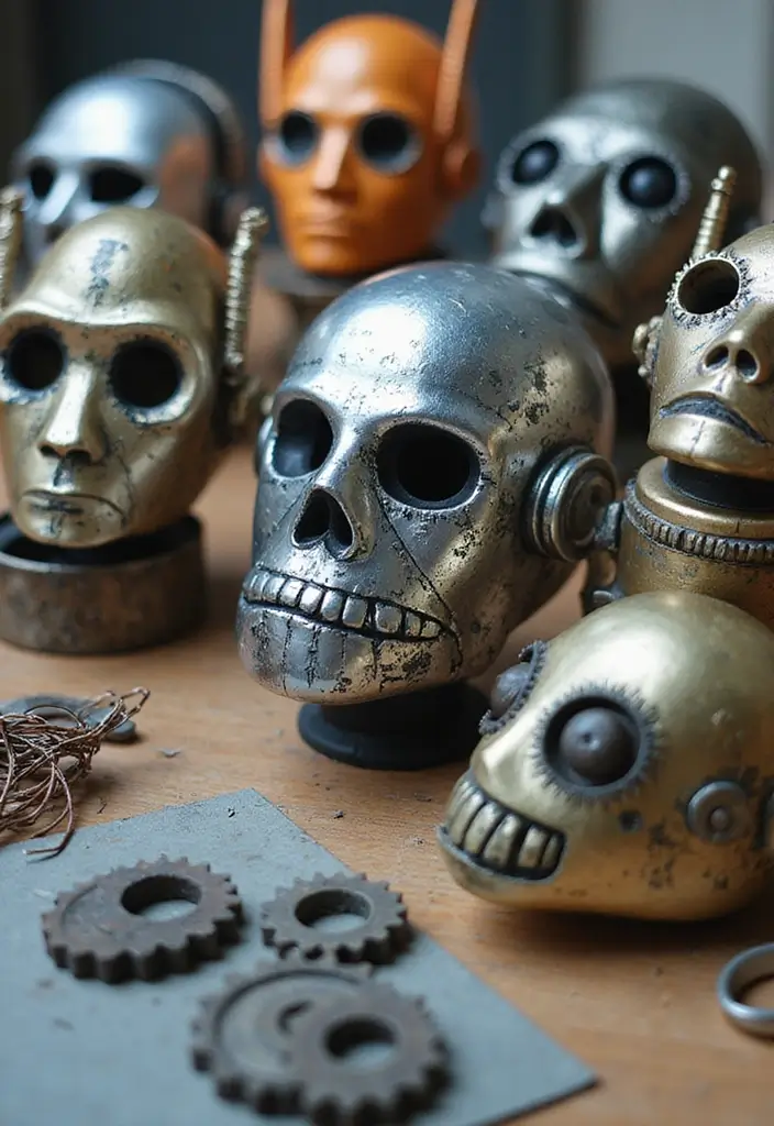 28 Paper Mask Crafts DIY Ideas for Parties and Cosplay Fun - 12. Robot Adventure Masks