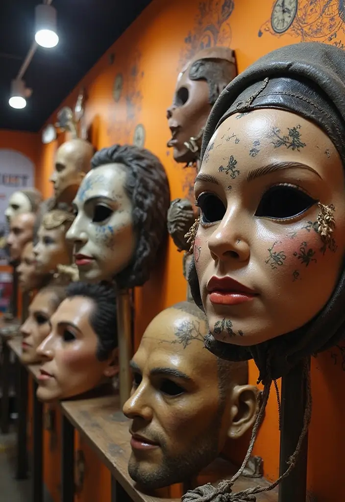 28 Paper Mask Crafts DIY Ideas for Parties and Cosplay Fun - 25. Time Travel Masks