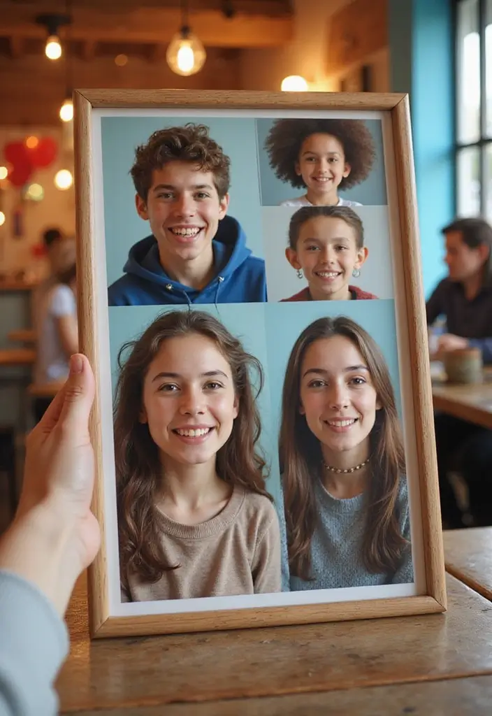 28 Paper Photo Frame DIY Ideas That Capture Memories Beautifully - 28. Interactive Photo Frame