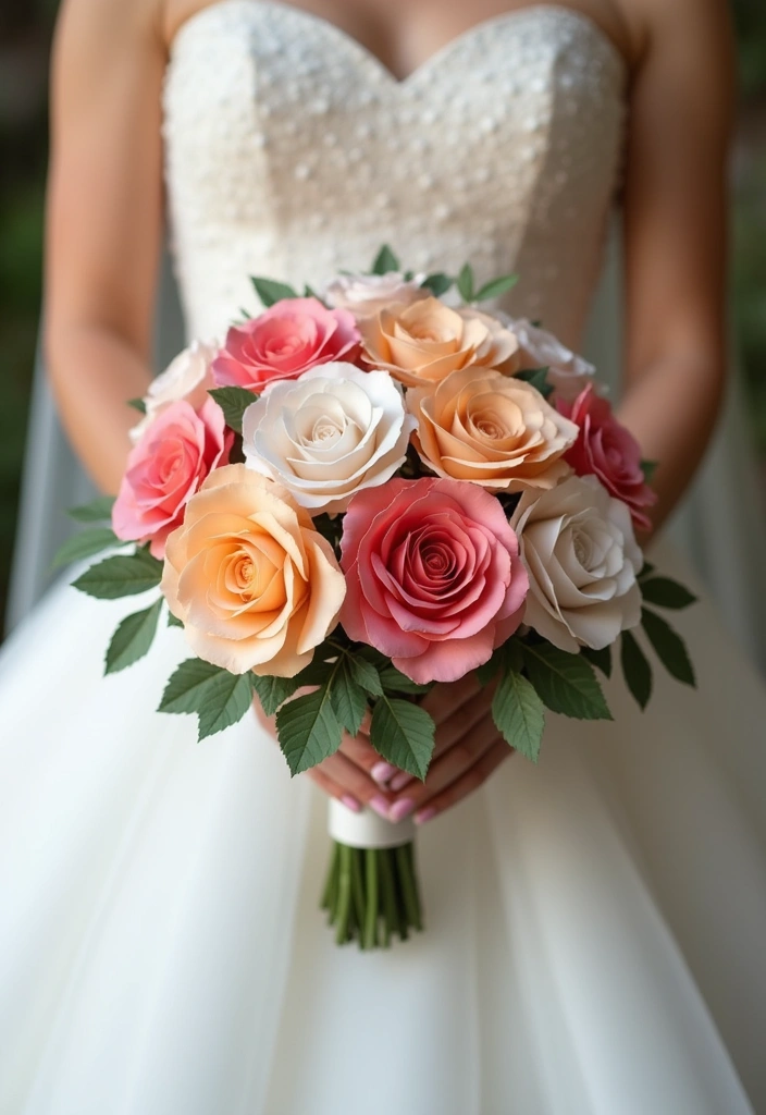28 Paper Roses DIY Tutorial Ideas That Look Real and Romantic - 25. Paper Rose Bridal Bouquet