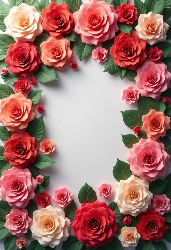 28 Paper Roses DIY Tutorial Ideas That Look Real and Romantic - 27. Paper Rose Wall of Fame