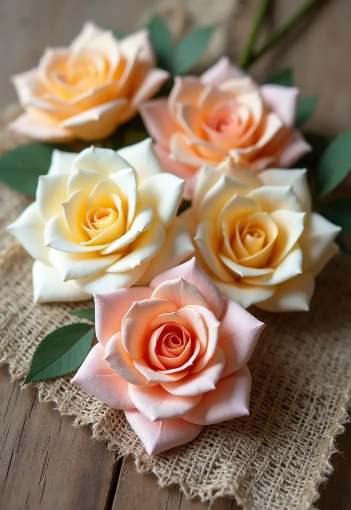 28 Paper Roses DIY Tutorial Ideas That Look Real and Romantic - 3. Vintage Style Paper Roses