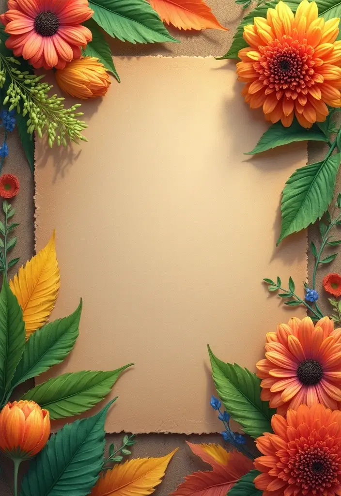 28 Recycled Kids Crafts DIY Projects That Teach Eco Creativity - 5. Nature Collage