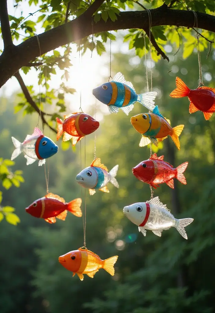 29 Adorable Eco-Friendly Animal Crafts DIY Projects for Kids - 2. Recycled Bottle Fish