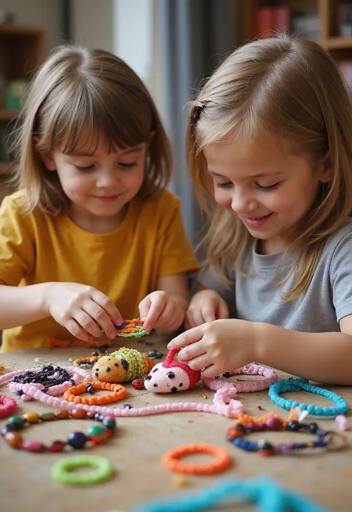 29 Adorable Eco-Friendly Animal Crafts DIY Projects for Kids - 21. Animal-Themed Friendship Bracelets