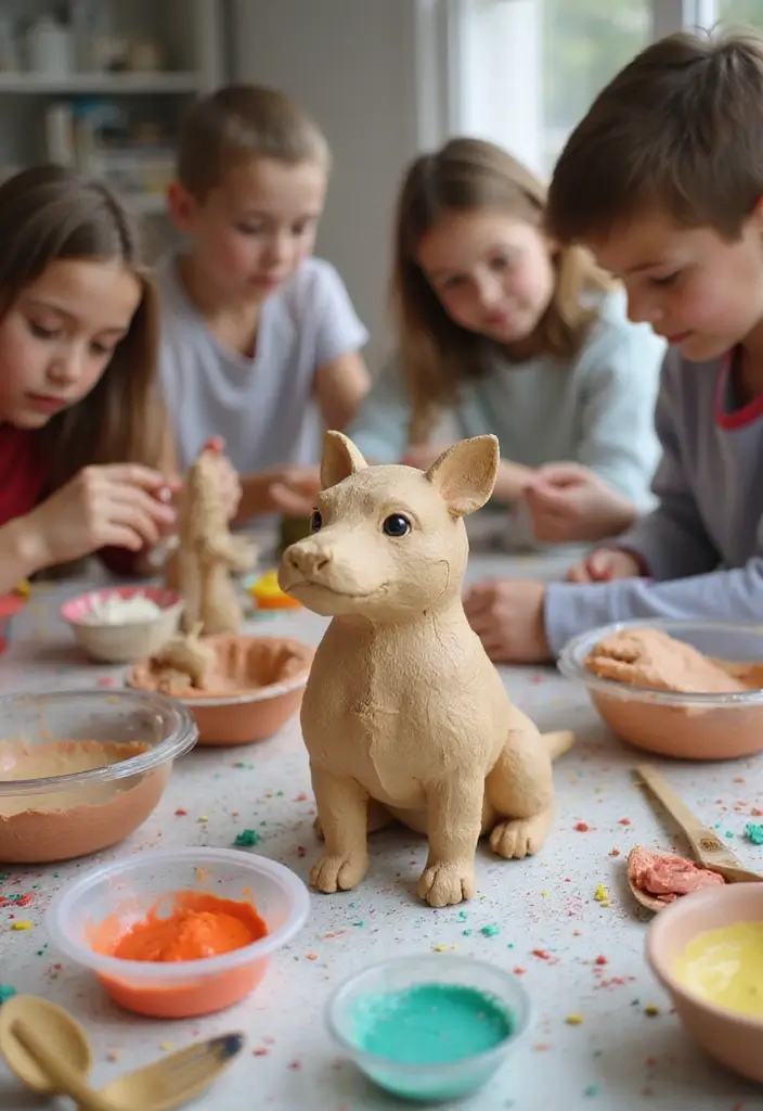 29 Adorable Eco-Friendly Animal Crafts DIY Projects for Kids - 25. Paper Mache Animals