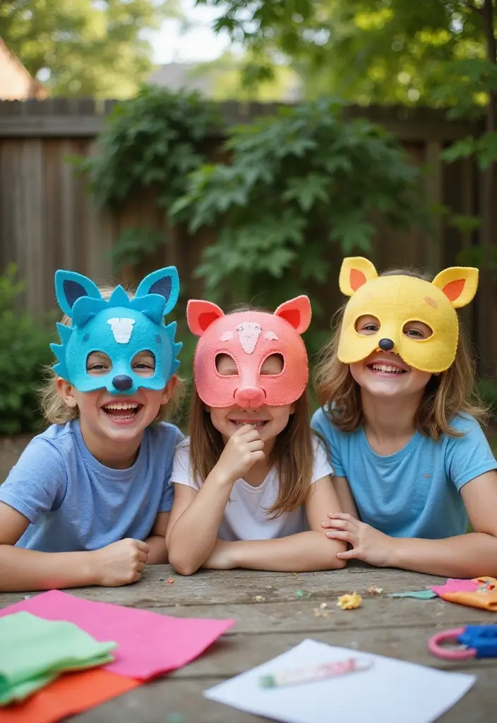 29 Adorable Eco-Friendly Animal Crafts DIY Projects for Kids - 9. Felt Animal Masks
