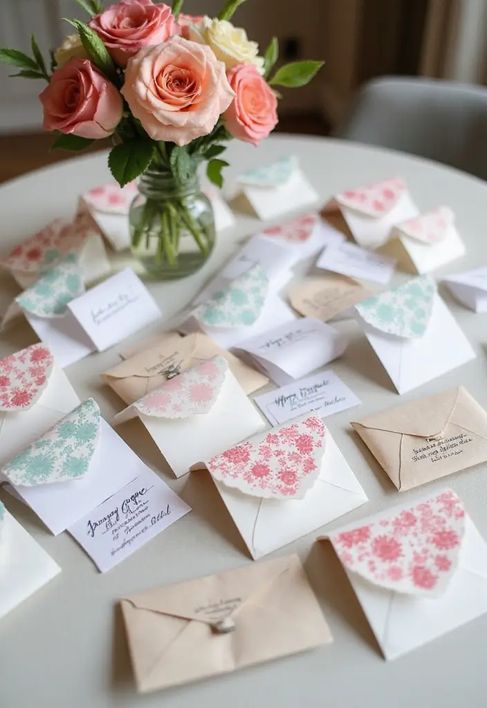 29 DIY Envelope Paper Crafts That Are Cute and Practical - 16. Thank You Notes