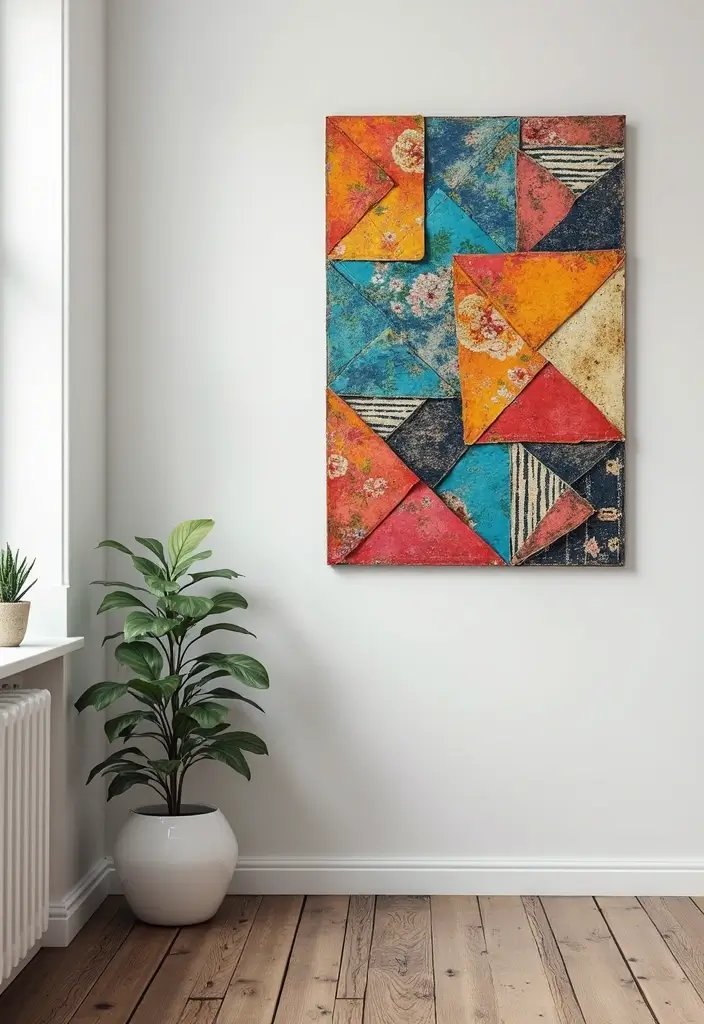 29 DIY Envelope Paper Crafts That Are Cute and Practical - 20. Envelope Collage Art