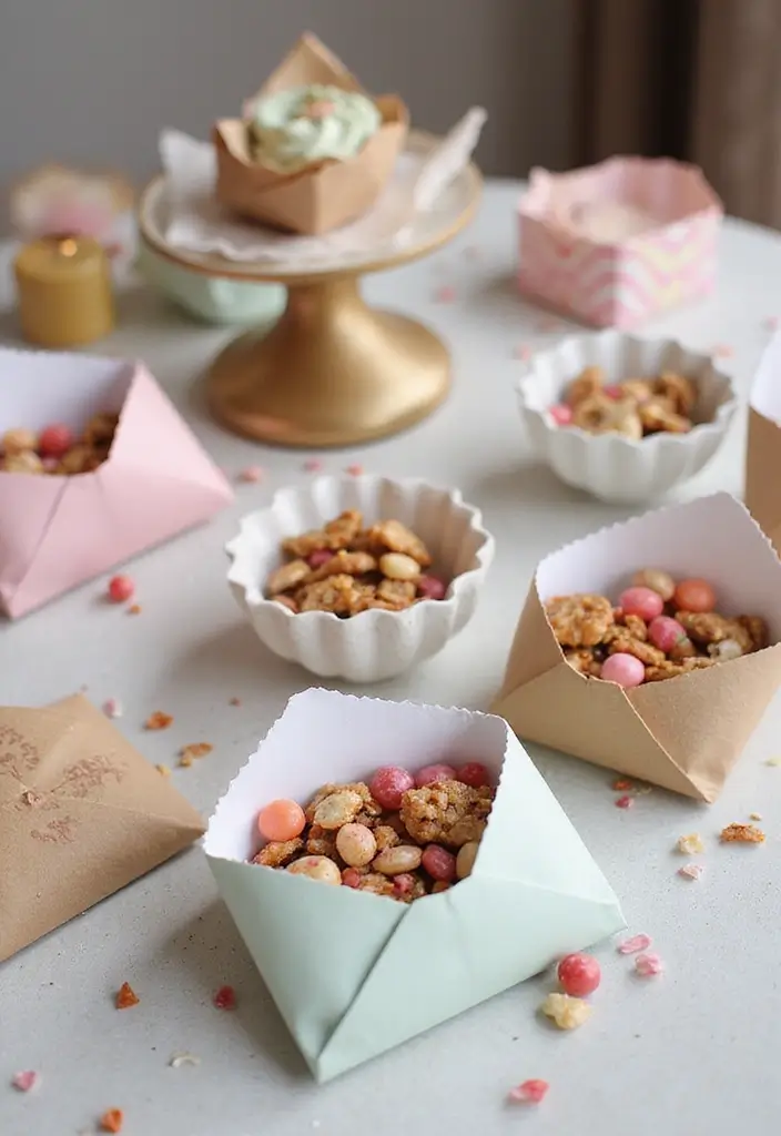 29 DIY Envelope Paper Crafts That Are Cute and Practical - 6. Fun Party Favors